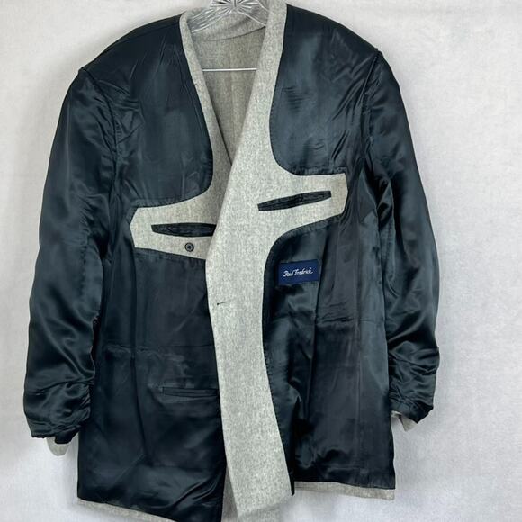 Paul Fredrick Mens 42R 100% Camel Hair Double Breasted Peak Lapel Coat Jacket - Picture 7 of 11